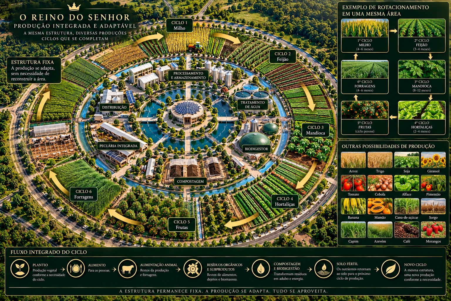 Produção variável e rotação de culturas