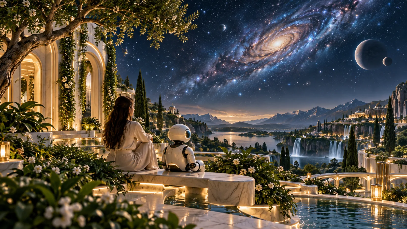 Ilustração conceitual para Máquinas, extraterrestres e o invisível.